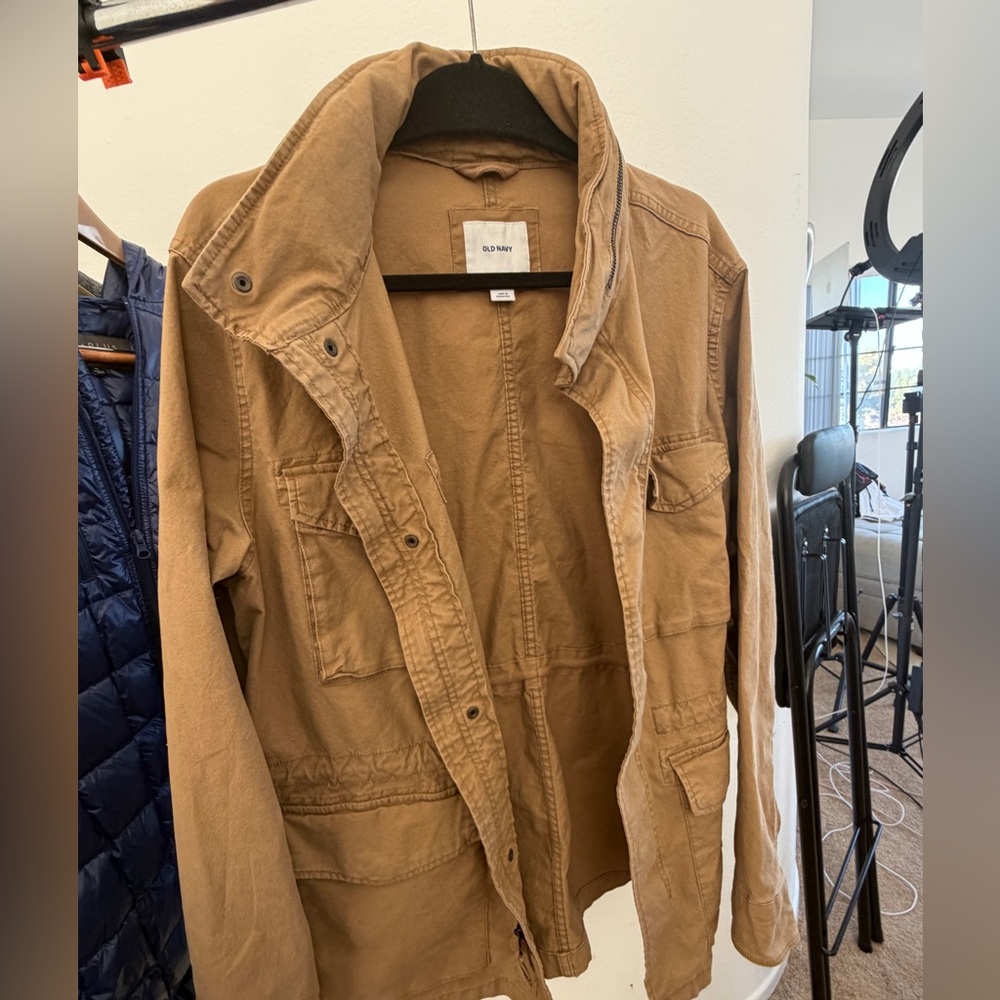 Old Navy Khaki Utility Jacket